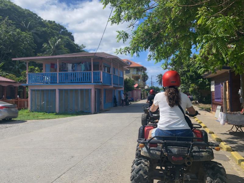 Roatán ATV Jungle Ride + Monkey/Sloth Sanctuary Tour